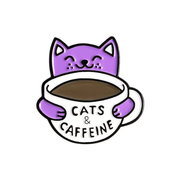 Coffee First Baking Varnish Enamel Pins - Image 23
