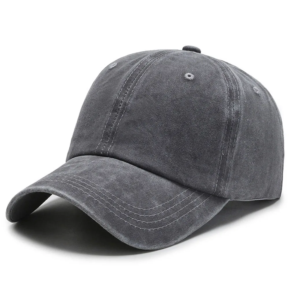 Unisex Washed Vintage Baseball Cap MZ538 4 Unisex Washed Vintage Baseball Cap MZ538 - Image 4