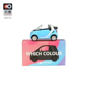 1/64 MAKEDA Smart Fortwo Alloy Model Car 23 S6485b415ab8f4e14b663ef72576622a7h 1