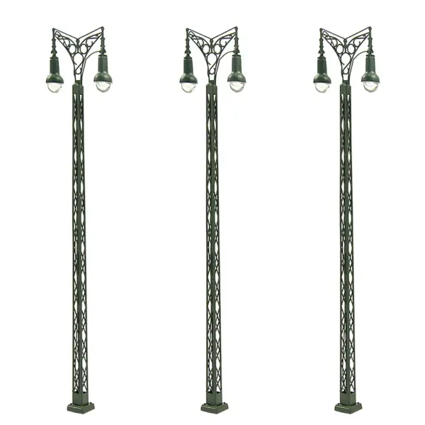 HO Scale Railway Track Lights Set of 3 - Image 2
