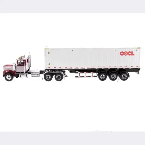 1/50 Scale OOCL Container Skeleton Trailer Model - Image 2