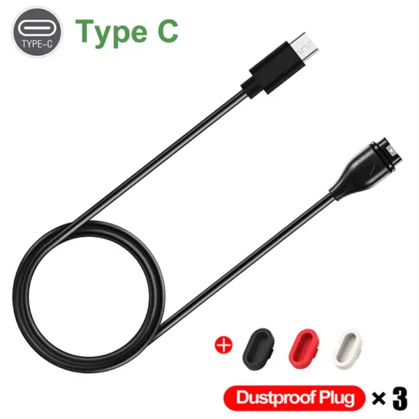 1 Meter USB Type C Charging Cable for Garmin Fenix Series - Image 12