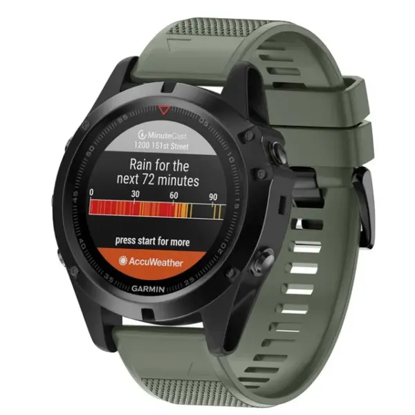 Silicone Watch Strap for Garmin Fenix Series - Image 15