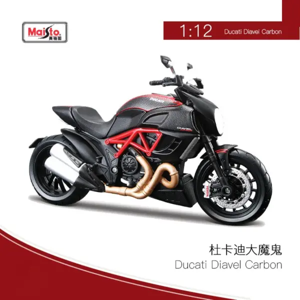 Maisto 1:12 Kawasaki H2R Alloy Motorcycle Model - Image 24