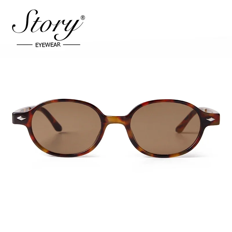 Vintage Tortoiseshell Oval Sunglasses S2382M 2 Vintage Tortoiseshell Oval Sunglasses S2382M - Image 2