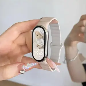 Magnetic Silicone Strap for Xiaomi Mi Band 8 and 9 28 S66e132e1987848758410a27167491bdeT