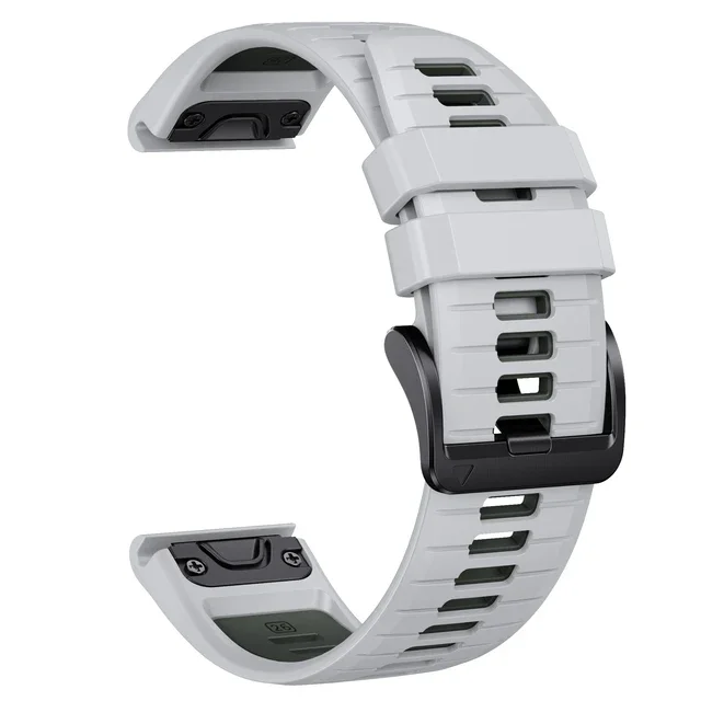 Two Tone Silicone Strap for Garmin Watches 12 Two Tone Silicone Strap for Garmin Watches - Image 12