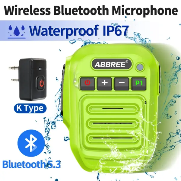 ABBREE Bluetooth Microphone for Two-Way Radios - Image 9