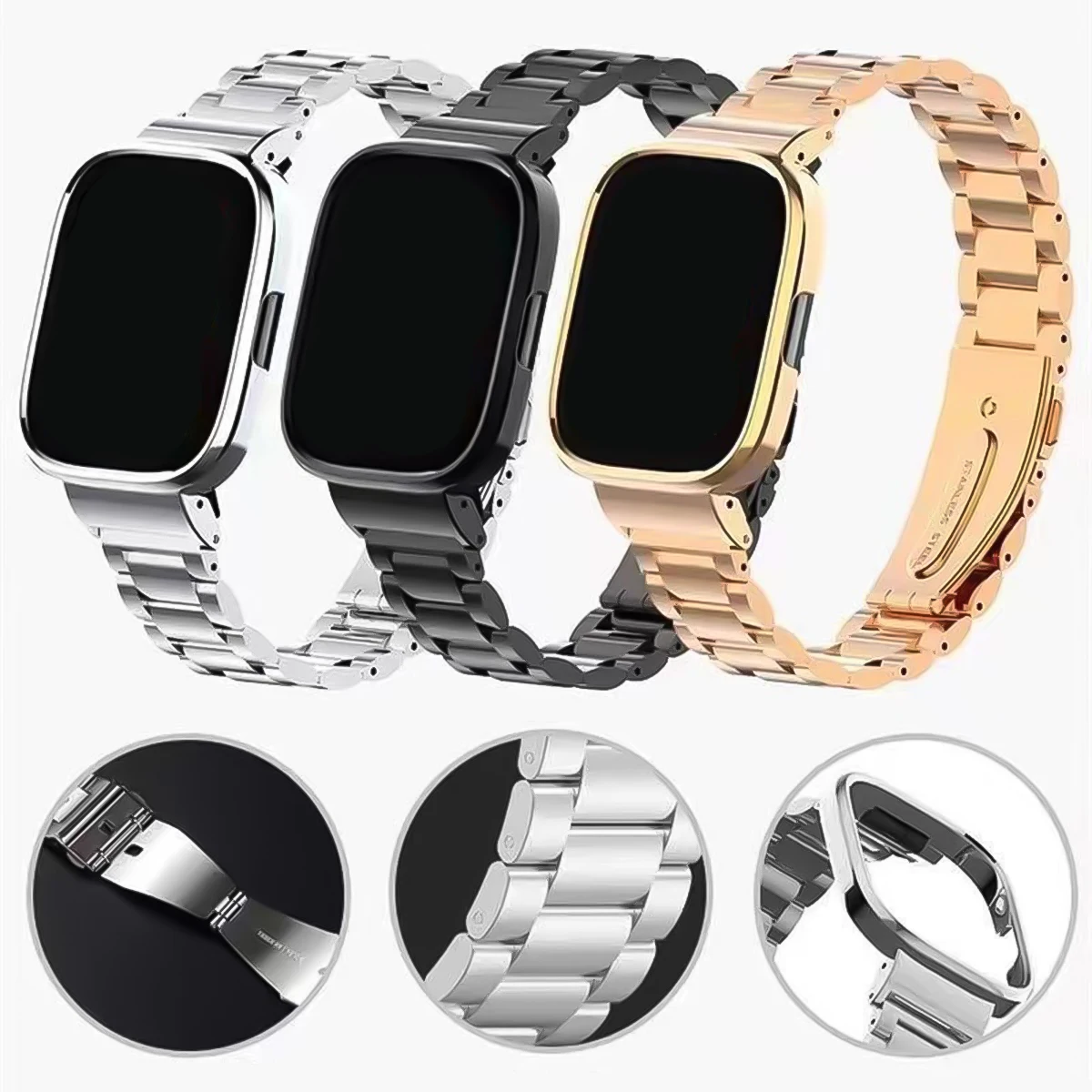 Stainless Steel Band & Case for Redmi Watch 3 2 Stainless Steel Band & Case for Redmi Watch 3 - Image 2
