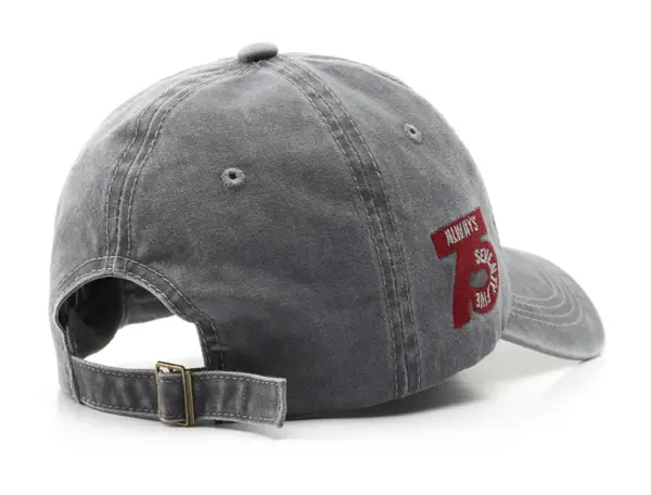 Summer Unisex Cotton Baseball Cap with Letter Embroidery - Image 6