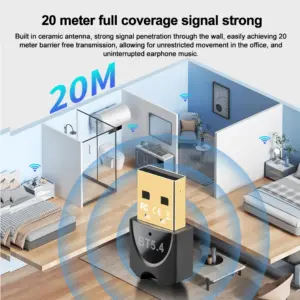 Bluetooth 5.4 USB Adapter for PC 12 S68b2a7136c0f44aa926d30c822e86ae2w