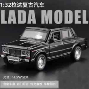 Diecast 1/32 Russian Lada 2106 Taxi Model 14 S690834a2bf2344f2b5483b0ff4a3ce47A