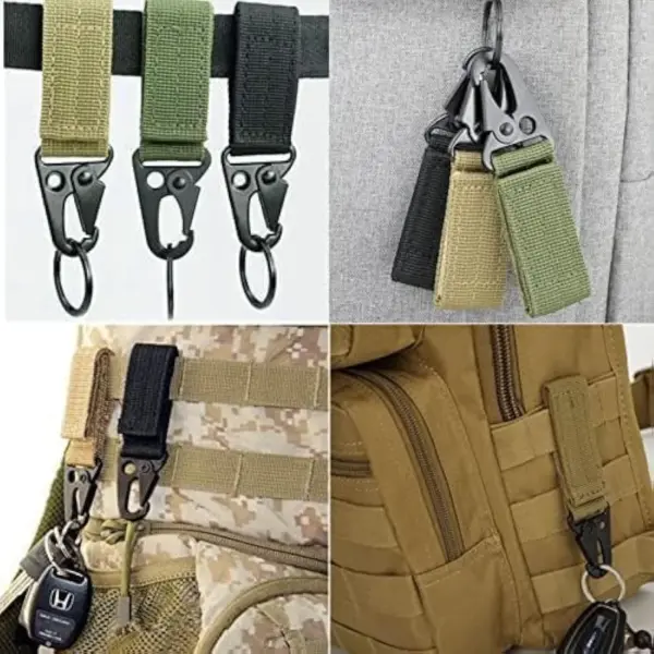 3Pcs Tactical Nylon Webbing Buckle Set - Image 3