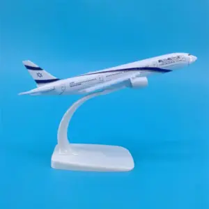 1:400 Scale Diecast B-777 El Al Airplane Model 7 S6974f025b9ed43c6be99e11b419ac43eA