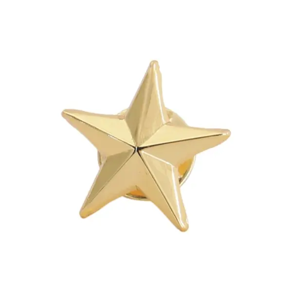 Chinese Style Metal Five-Pointed Star Badge Set - Image 7