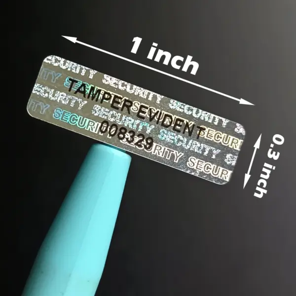 Holographic Tamper Proof Security Stickers 300pcs - Image 4