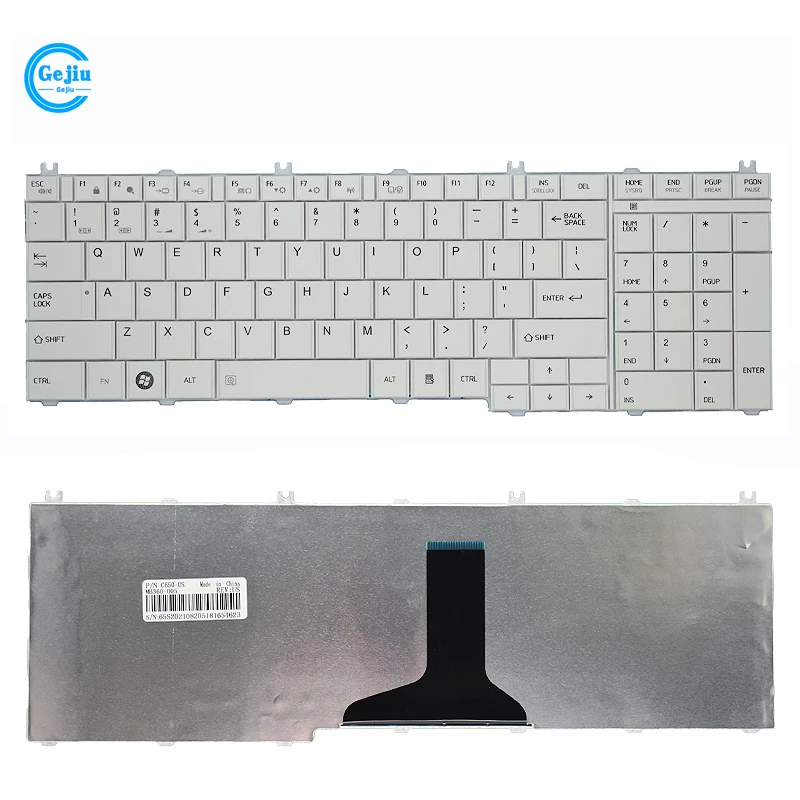 Toshiba Laptop Keyboard Replacement C650 L650D L660 2 Toshiba Laptop Keyboard Replacement C650 L650D L660 - Image 2