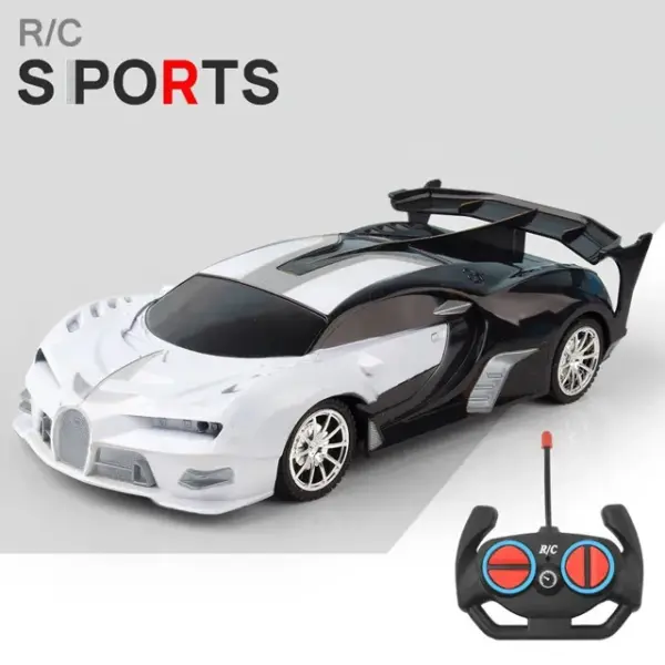 1/18 RC Car LED Light Remote Control Sports Car - Image 8