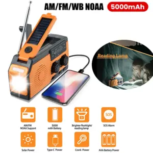 Portable Solar Emergency Radio Power Bank 15 S69e70ae690a741ca9b8ff72f252eb011l