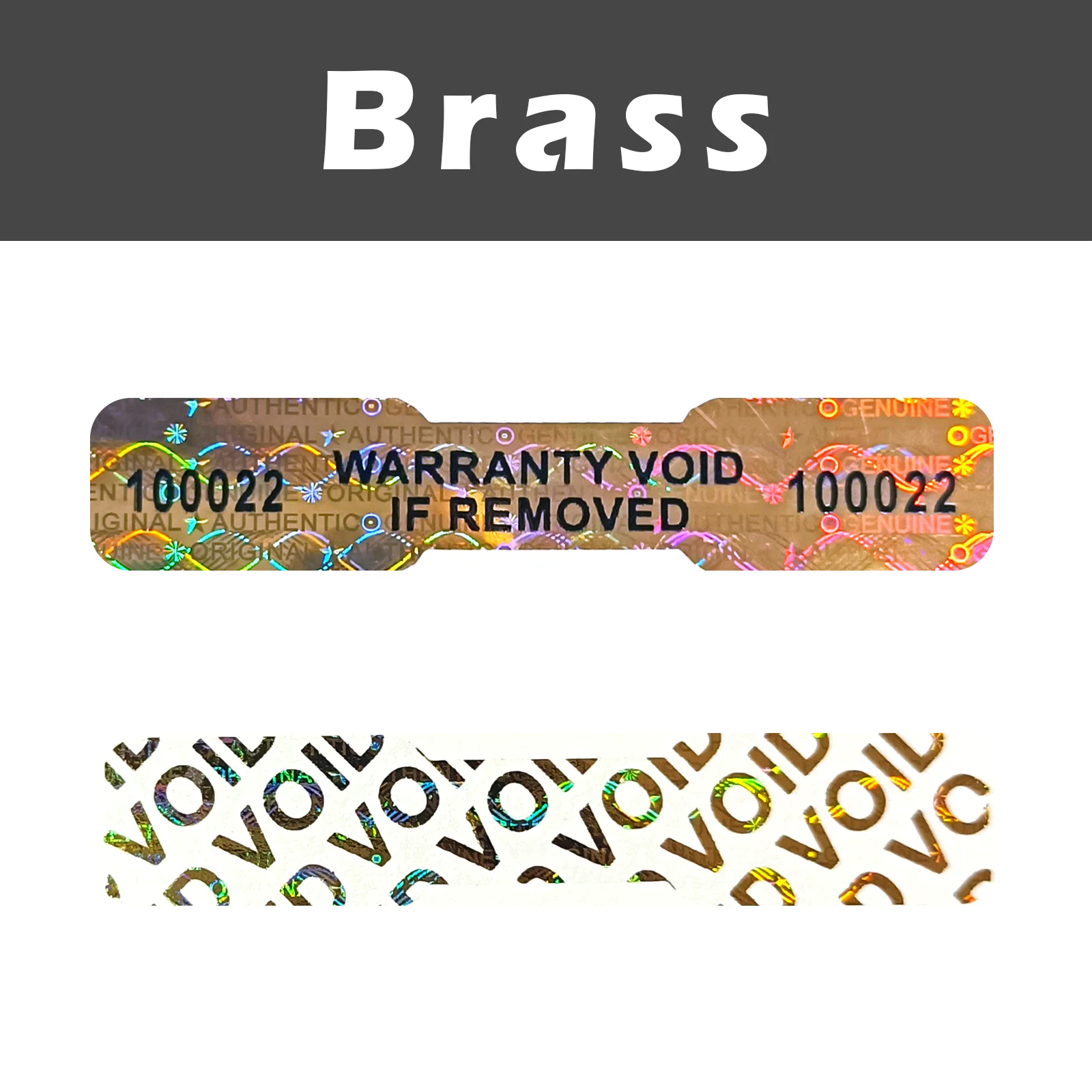 Holographic Bone Shape Security Labels Pack 8 Holographic Bone Shape Security Labels Pack - Image 8