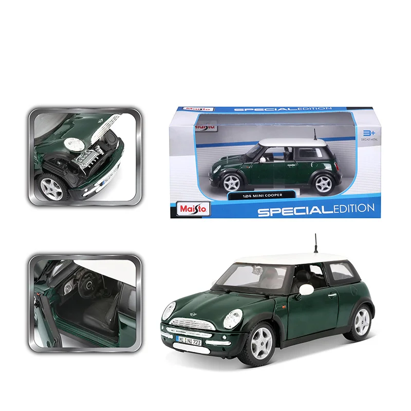 Maisto 1:24 Mini Cooper Vintage Diecast Model 7 Maisto 1:24 Mini Cooper Vintage Diecast Model - Image 7