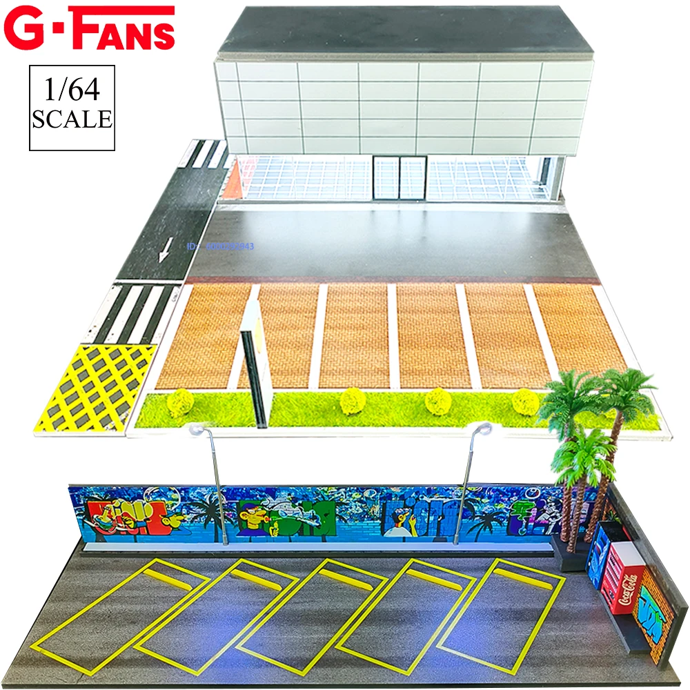 GFans 1/64 Scale Miniature Car Garage Model 5 GFans 1/64 Scale Miniature Car Garage Model - Image 5