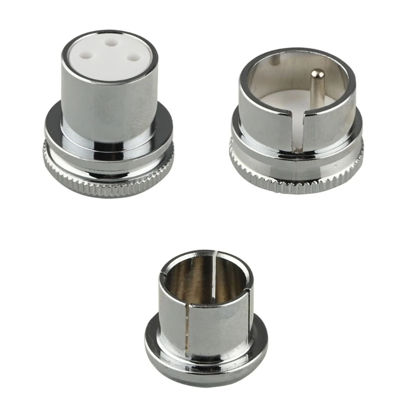 3-Piece Gold & Rhodium RCA/XLR Plug Protectors Set 8 3-Piece Gold & Rhodium RCA/XLR Plug Protectors Set - Image 8