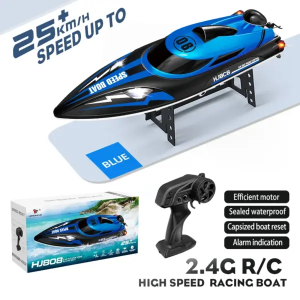 HJ808 High-Speed Remote Control Racing Boat - Image 8