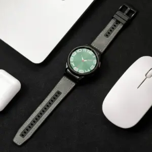 22mm Leather & Silicone Band for Samsung Galaxy Watch 6/5 22 S6b0c208eab4a4716bea27ce3e0e22102q