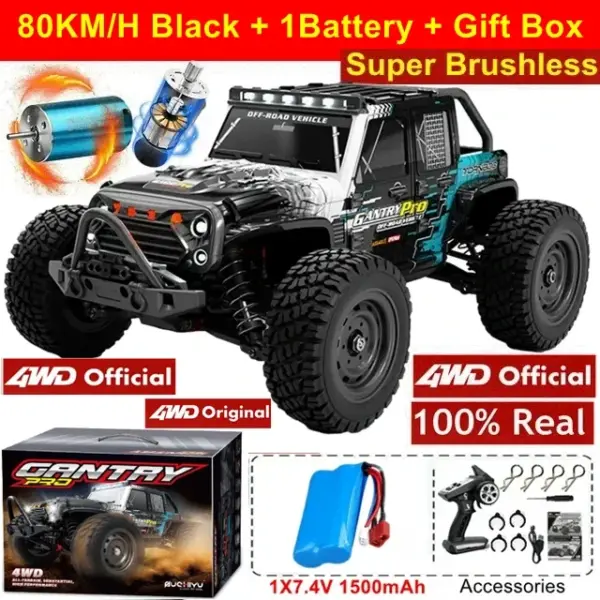 4WD High-Speed Off-Road RC Car 80KM/H - Image 22