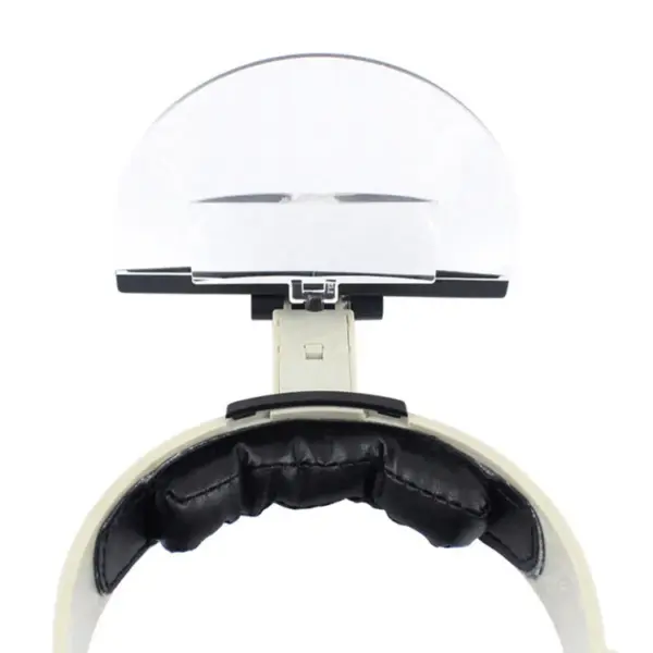 Headband Magnifier with LED Lights and Multiple Lenses - Image 4