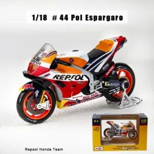 Maisto 1:18 Gasgas Tech3 Moto GP Model 44 S6b96d52355bb4cf487861aa2dc52f136r