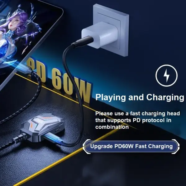 4-in-1 USB-C Dock Station with Fast Charging - Image 3