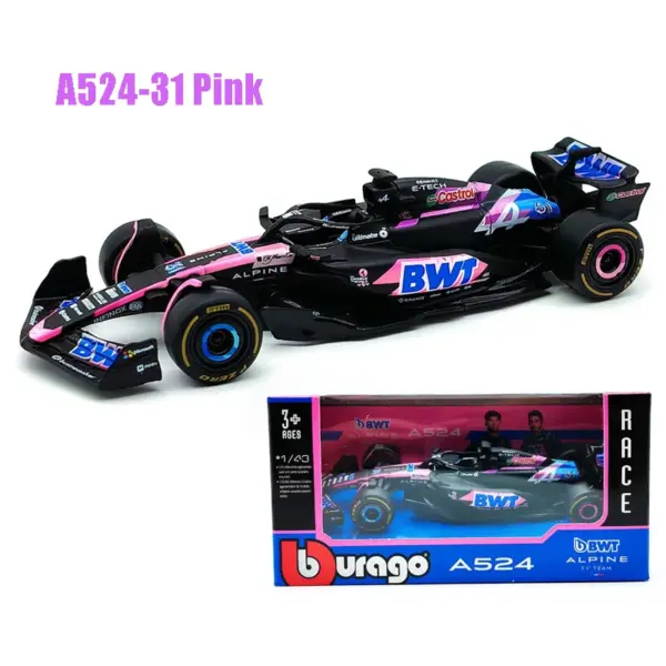 Bburago 1:43 Scale Formula 1 W15-63 Model - Image 26