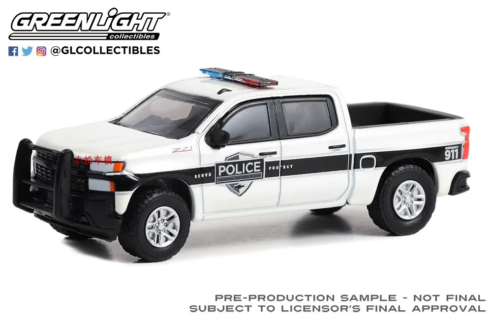 1:64 2022 Chevrolet Silverado Police Model 2 1:64 2022 Chevrolet Silverado Police Model - Image 2
