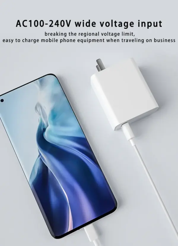 Xiaomi 33W Turbo Fast Charger and Type C Cable - Image 4