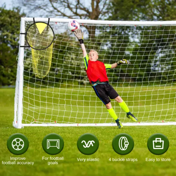 Soccer Goal Target Net Training Aid 2 Pcs - Image 6