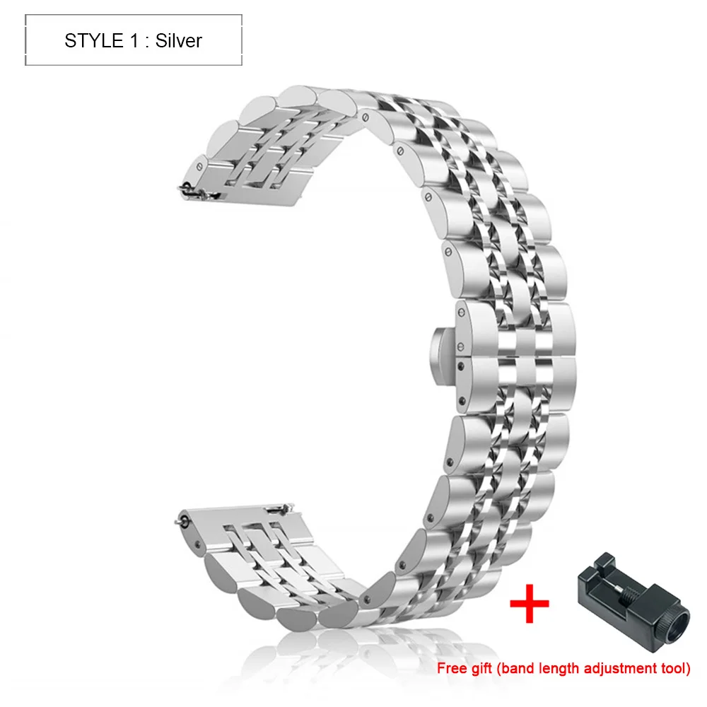 Stainless Steel Strap for HUAWEI WATCH GT Series 17 Stainless Steel Strap for HUAWEI WATCH GT Series - Image 17