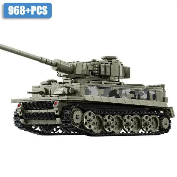 WW2 Tiger Tank Building Blocks Set - Image 7
