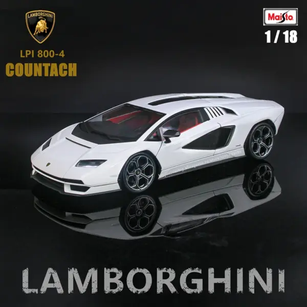 Maisto 1:18 Lamborghini Countach LPI 800-4 Alloy Model - Image 2