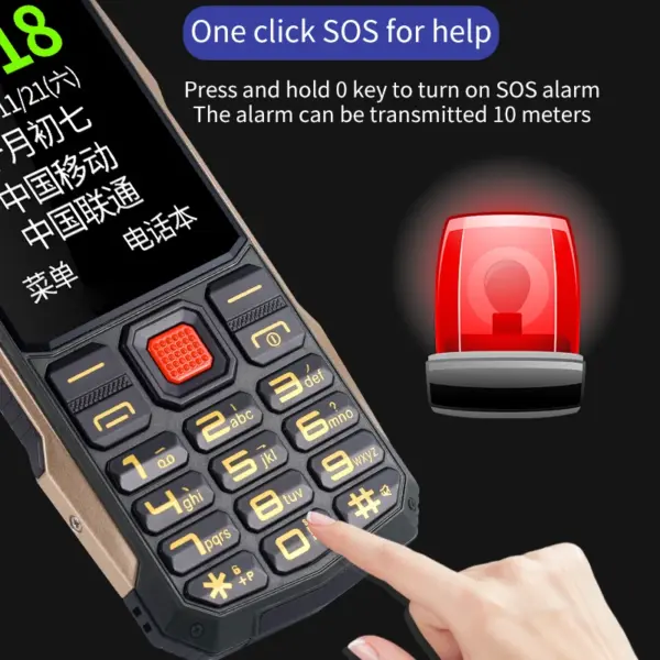 Rugged 2G GPS Phone with Torch and SOS - Image 5