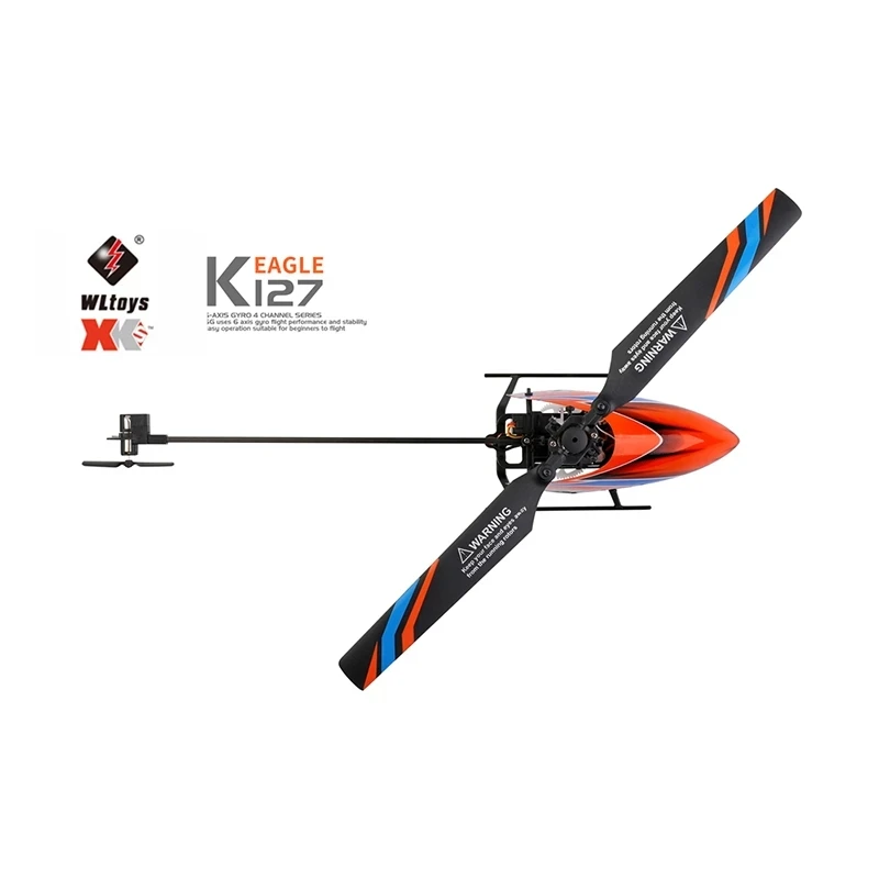 WLtoys K127 Mini RC Helicopter 4CH Gyro 5 WLtoys K127 Mini RC Helicopter 4CH Gyro - Image 5