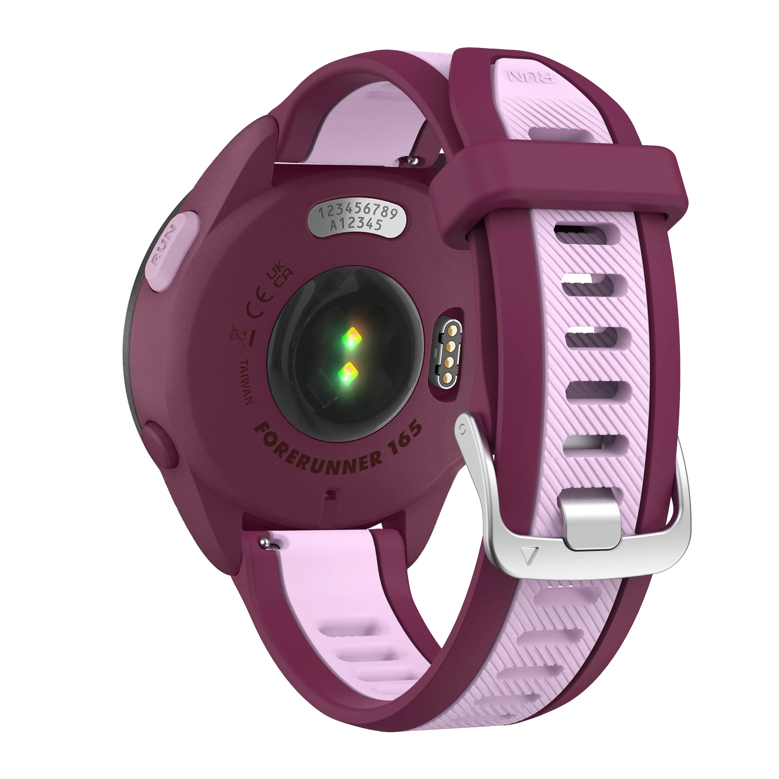 20mm Silicone Sports Strap for Garmin Watches 4 20mm Silicone Sports Strap for Garmin Watches - Image 4