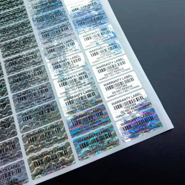 Tamper Proof Holographic Security Stickers 300pcs - Image 6