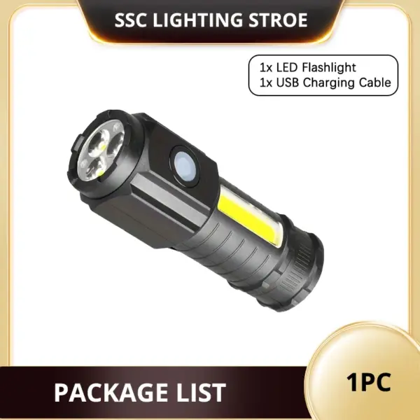 Portable Rechargeable Flashlight with USB Charging - Image 9