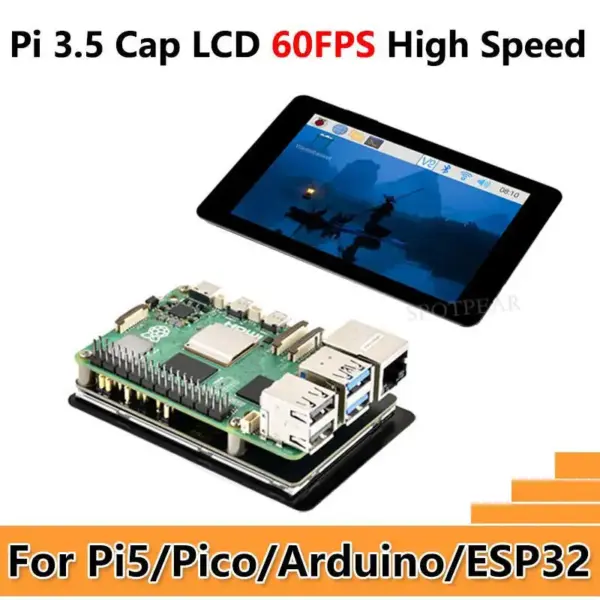 3.5 Inch Capacitive Touch Display for Raspberry Pi - Image 2