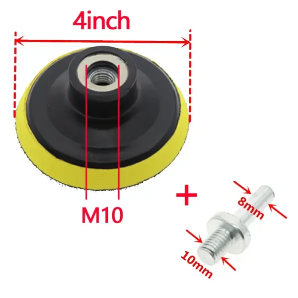 3/4/5/6/7 Inch Hook and Loop Backing Pad Disc Holder - Image 15