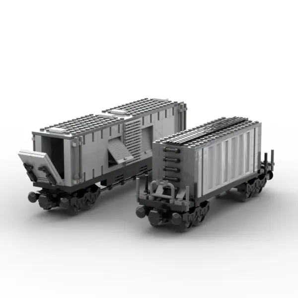 MOC Building Blocks Train Carriage Model - Image 7
