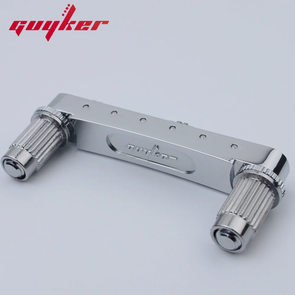 Guyker Tune-O-Matic Roller Saddle Guitar Bridge 6 Guyker Tune-O-Matic Roller Saddle Guitar Bridge - Image 6