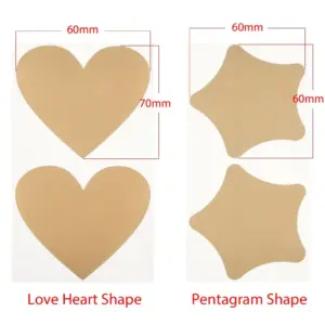 50 Pcs Gold & Silver Love Heart & Pentagram Scratch Stickers 16 S6e511711a2214e699a6a58892edfccd3B